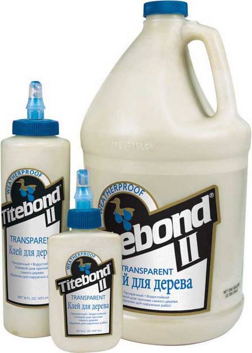 Клей Titebond II Transparent Premium Wood Glue