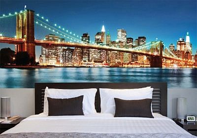 Фотопанно Бруклинский мост, размер 300×147 (064)