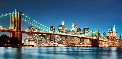 Фотопанно Бруклинский мост, размер 300×147 (064)