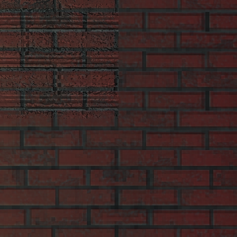 Стеновая панель МДФ "Кирпич Темно-красный" 930х2200х6 мм