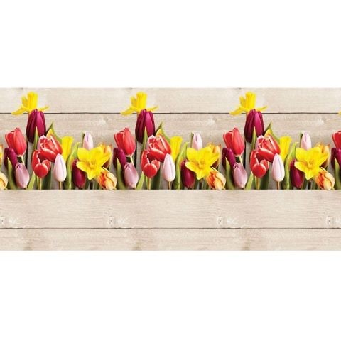 Фартук кухонный пластиковый 3 метра "Цветущая весна" (Лайт)
