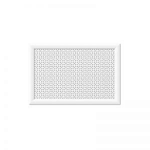 Экран для радиаторов Дамаско белый (900х600мм)