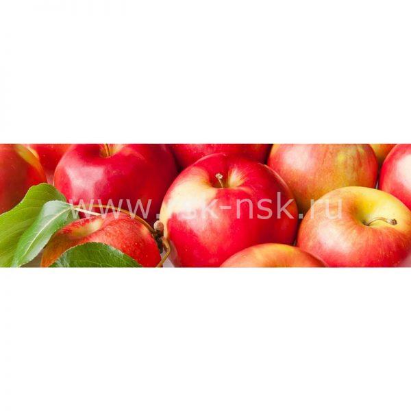 Фартук кухонный МДФ 2,8х0,6 метра Красные яблоки 019